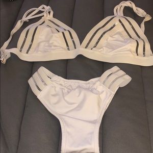 Zaful White Bikini Set